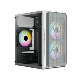 Gabinete Acteck Doom GI630 / Blanco / Micro ATX/ Mini-ITX / Fuente 500W / Ventana Acrílico / AC-935746