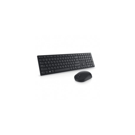 Kit teclado y mouse Dell KM5221W / inalámbrico / interfaz 2.4ghz / color negro / incluye pila AA y 2 pilas AAA / Español Latino