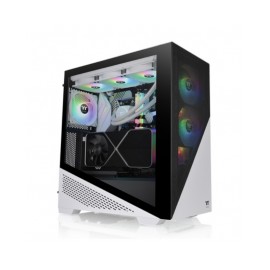 Gabinete Thermaltake Divider 370 TG Snow ARGB / Midi-Tower, ATX/Micro-ATX/Mini-ITX / Cristal Templado / USB 3.0 / Sin Fuente / 