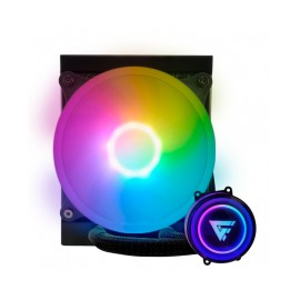 Enfriamiento LÍquido Game Factor Lqg501 120mm / RGB / TDP 150W / 1X Fan 120mm 70 Cfm / Negro / LQG501-BK