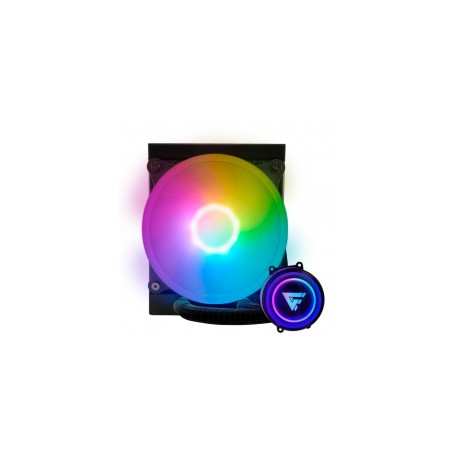 Enfriamiento LÍquido Game Factor Lqg501 120mm / RGB / TDP 150W / 1X Fan 120mm 70 Cfm / Negro / LQG501-BK