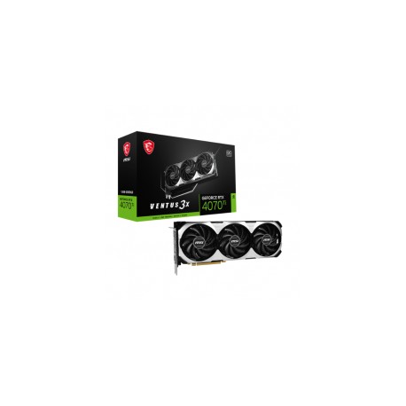 Tarjeta de video GeForce RTX™ 4070 Ti VENTUS 3X 12G OC, GDDR6X, DLSS 3 / 192 bit / PCI Express® Gen 4 / DP x 3 1.4a / HDMI™ x 1