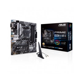 Tarjeta Madre ASUS PRIME B550M-A WIFI II / B550M / AMD / Socket AM4 / ATX / Micro Atx