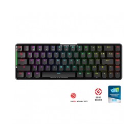 Teclado Gamer Mecánico ASUS ROG FALCHION / 65% / Inalámbrico / Switch Rog NX Blue / Aura Sync RGB / Distribución de teclas en I