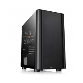 Gabinete Thermaltake V150 TG / Cristal Templado / Micro ATX / USB 3.0 / CA-1R1-00S1WN-00 / Incluye 1 Ventilador negro 120mm