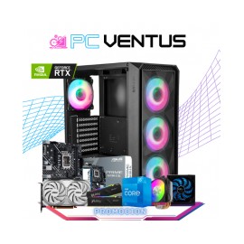 PC VENTUS/ INTEL CORE I5-12400F / RTX 4060 8GB / 16GB RAM / 1TB SSD M.2 NVME / DISIPADOR DE TORRE ARGB / FUENTE 650W 80+ BRONZE