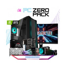 PC ZERO PACK / AMD RYZEN 5 5600X / RTX 4060 8GB / 16GB RAM / 1TB SSD M.2 NVME / DISIPADOR DE TORRE ARGB / FUENTE 600W 80 BRONZE