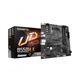 Tarjeta Madre Gigabyte B550M K / Socket AM4 / Ryzen 5000 Series Ready/ Micro ATX