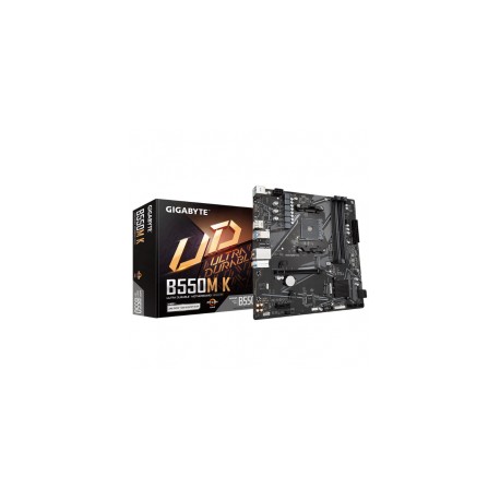 Tarjeta Madre Gigabyte B550M K / Socket AM4 / Ryzen 5000 Series Ready/ Micro ATX