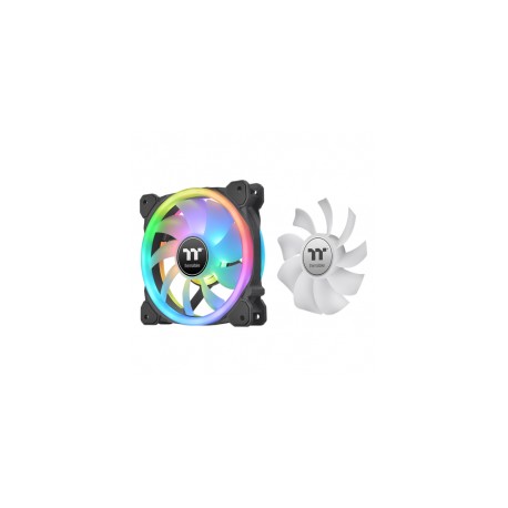 Kit 3 Ventiladores Thermaltake Swafan 12 RGB / 120mm / 500-2000RPM / Color Negro / 3 Piezas / CL-F137-PL12SW-A