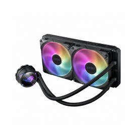 Sistema de Enfriamiento Liquido AIO Asus Rog Strix LC II 280 ARGB - 140mmX2 (280mm) Intel y Amd