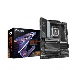 Tarjeta Madre GIGABYTE (X670 AORUS ELITE AX) / Socket AM5 / ATX / Dual Channel DDR5 / XMP Memory Module Support / Ryzen 7000