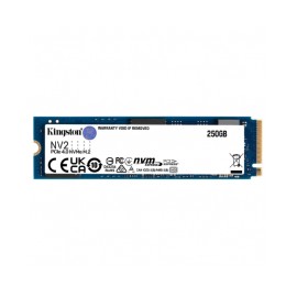 Unidad de Estado Solido M.2 KINGSTON / 250GB (SNV2S/250G) NV2 / PCIE 4.0, NVME / 2280