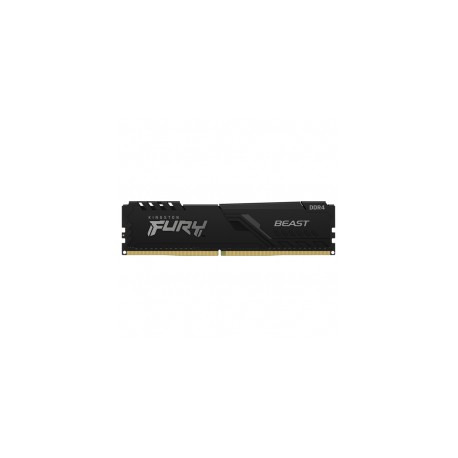 Memoria RAM DDR4 16GB 3200MHz Kingston Fury Beast 1 Modulo Negro KF432C16BB1/16