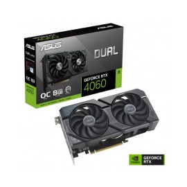 Tarjeta de Video RTX 4060 ASUS DUAL / 8GB GDDR6 OC / DUAL-RTX4060-O8G