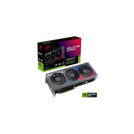 Tarjeta de Video Asus ROG Strix GeForce RTX™ 4060 OC Edition 8GB GDDR6 / PCI Express 4.0 / 8GB GDDR6 / 128-bit