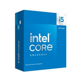 Procesador Intel Core I5-14600KF / Core i5 14th Gen / 14-Core (6P+8E) / LGA 1700 / Requiere Tarjeta de Video / BX8071514600KF