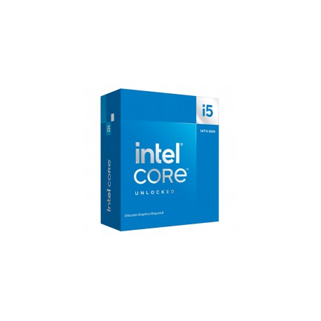 Procesador Intel Core I5-14600KF / Core i5 14th Gen / 14-Core (6P+8E) / LGA 1700 / Requiere Tarjeta de Video / BX8071514600KF