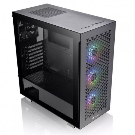 Gabinete Thermaltake V350 TG BLACK RGB / Negro / ATX CA-1S3-00M1WN-03