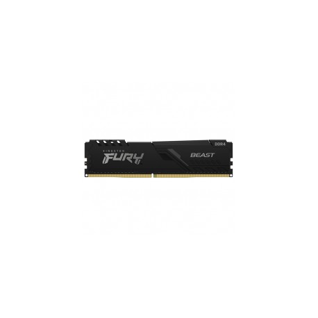 Memoria RAM DDR4 8GB 2666MHz Kingston Fury Beast 1 Modulo Negro KF426C16BB/8