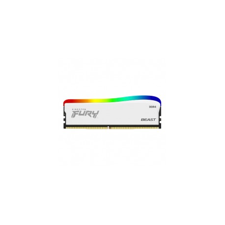 Memoria RAM 8GB 3200MHz Kingston Fury Beast DDR4 RGB SPECIAL EDITION / 1X8 3200MHZ / Intel XMP y AMD AMP / KF432C16BWA/8 / BLAN
