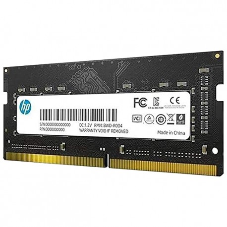 Memoria RAM DDR4 Sodimm 8GB 2666MHz HP S1 / 7EH98AAABM