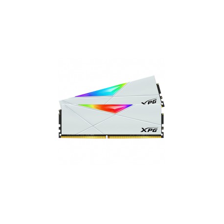 Memoria RAM DDR4 32GB 3200MHz XPG Spectrix D50 White RGB / Kit 2x16GB / Aura Sync / AX4U3200716G16A-DW50 /