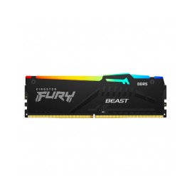 Memoria RAM Kingston Fury Beast RGB DDR5 / 5200MHz / 32GB / Non-ECC / CL40 / XMP / KF552C40BBA-32