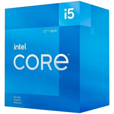 Procesador Intel Core i5-12400F 2.5GHz / 4.3GHz / 6 Nucleos / 12 Hilos / Socket LGA1700 - Intel 12TH Generación / Requiere Tarj