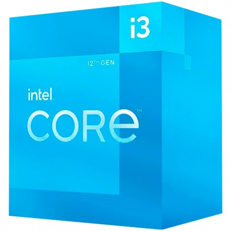 Procesador Intel Core i3-12100 3.3GHz / 4.3GHz / 4 Nucleos / 8 Hilos / Socket LGA1700 - Intel 12TH Generación / BX8071512100