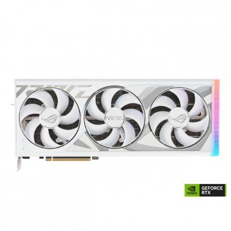 Tarjeta de Video ASUS ROG Strix RTX 4080 OC WHITE Edition Gaming (PCIe 4.0 16GB GDDR6X / GDDR6X / ROG-STRIX-RTX4080-O16G-WHITE